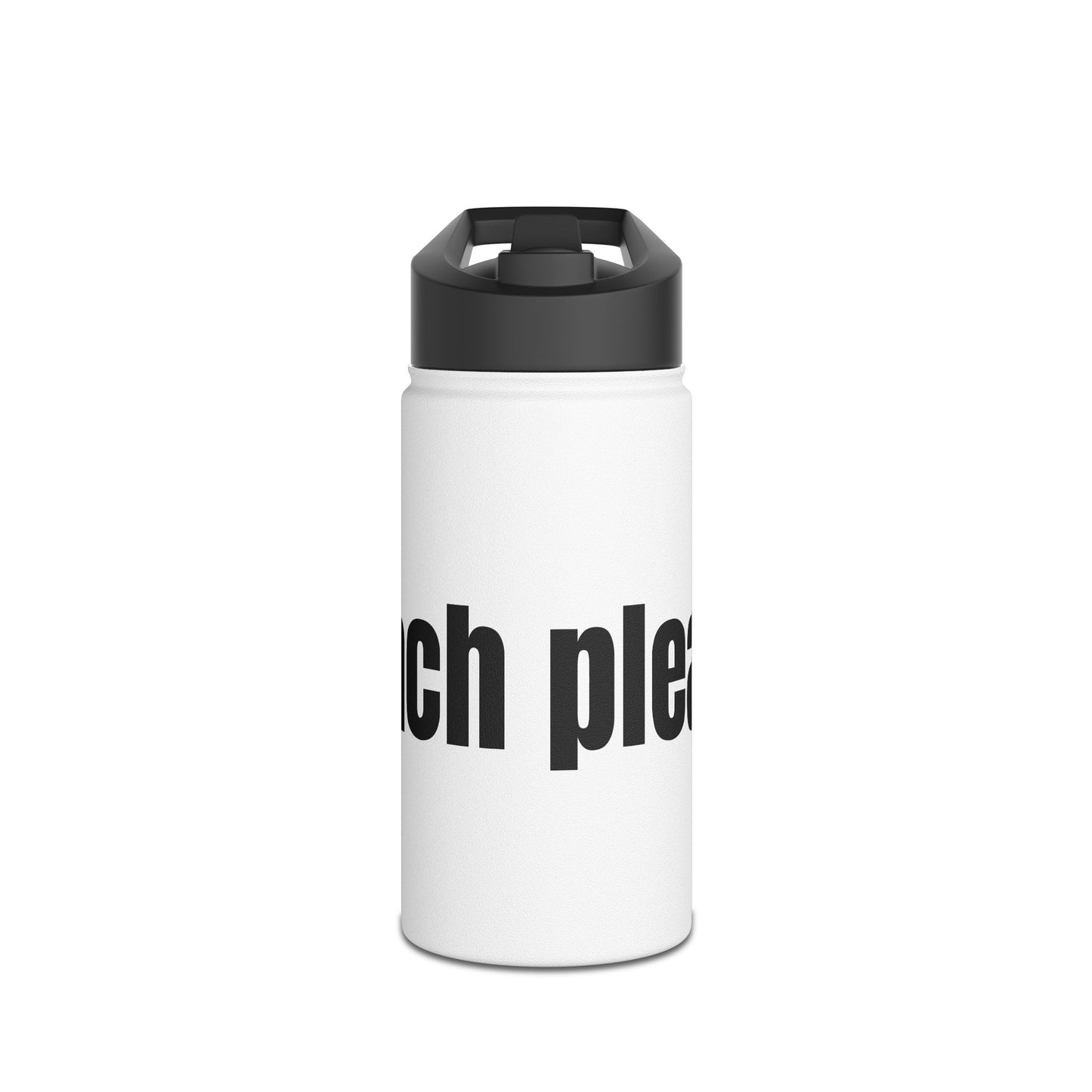 Stylish Stainless Steel Water Bottle - 'Always, Cool Drinks' & 'Thinks Hot'