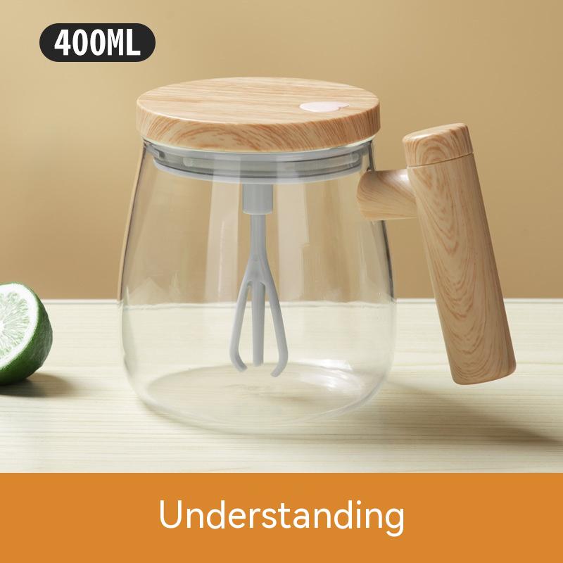 Electric Mixing Glass Coffee Cup