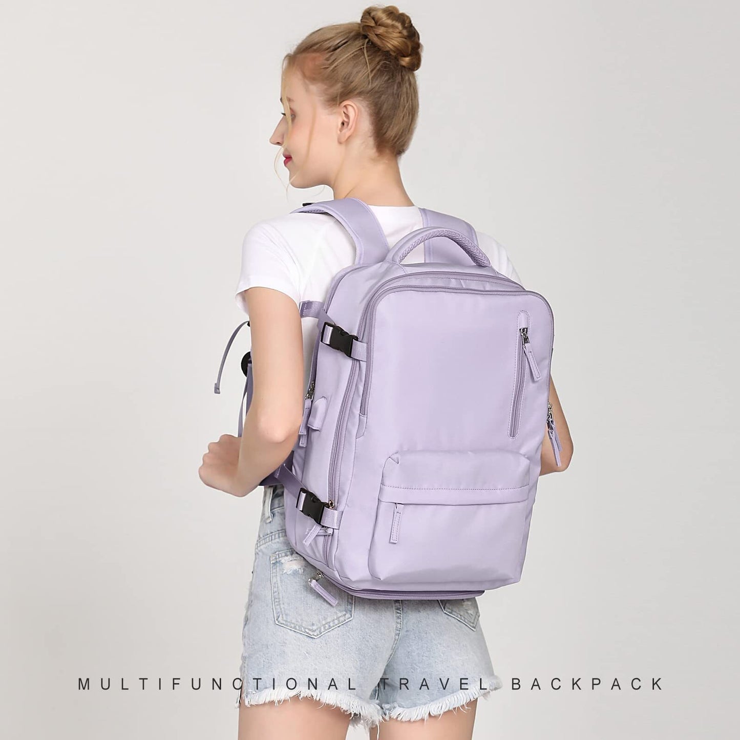 TrendEase™ Large Capacity Travel Backpack - Waterproof with USB