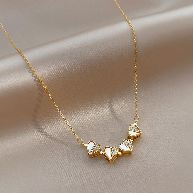 Eterna Luxe™ Clover Necklace – Elegance, Fortune, and Timeless Style