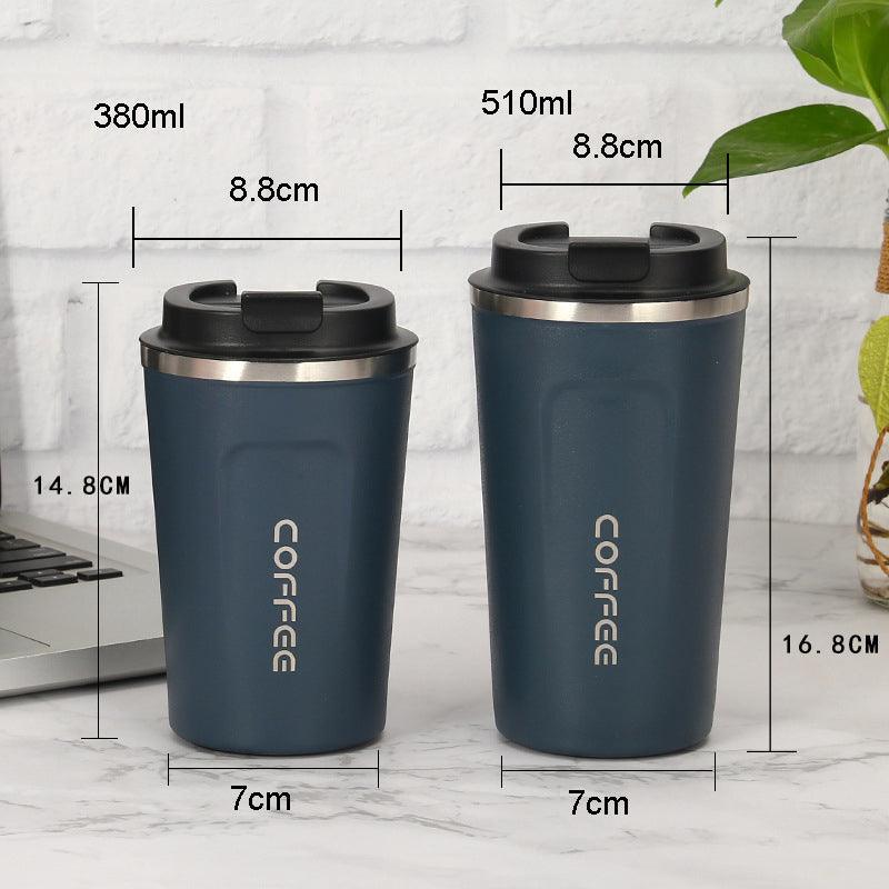 304 Stainless Steel Coffee Mugs Tumbler 380/510ml - Mysummerbasics