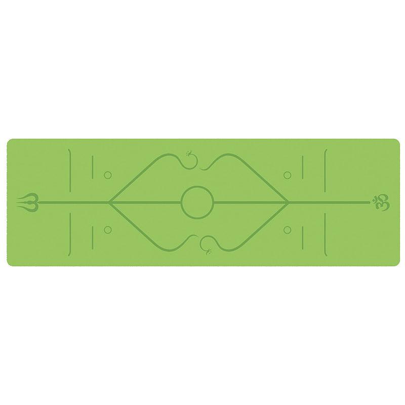 Non-Slip Yoga Mat With Position Line - Mysummerbasics