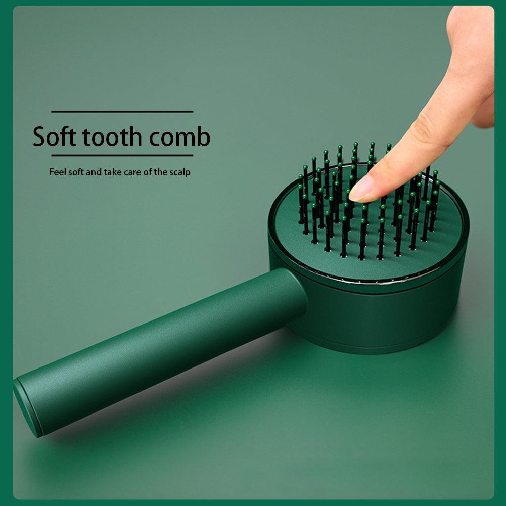 Self Cleaning Hair Brush - Mysummerbasics