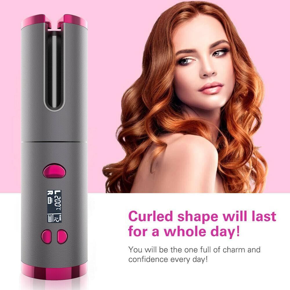 Automatic Hair Curler Curling Iron Wireless - Mysummerbasics