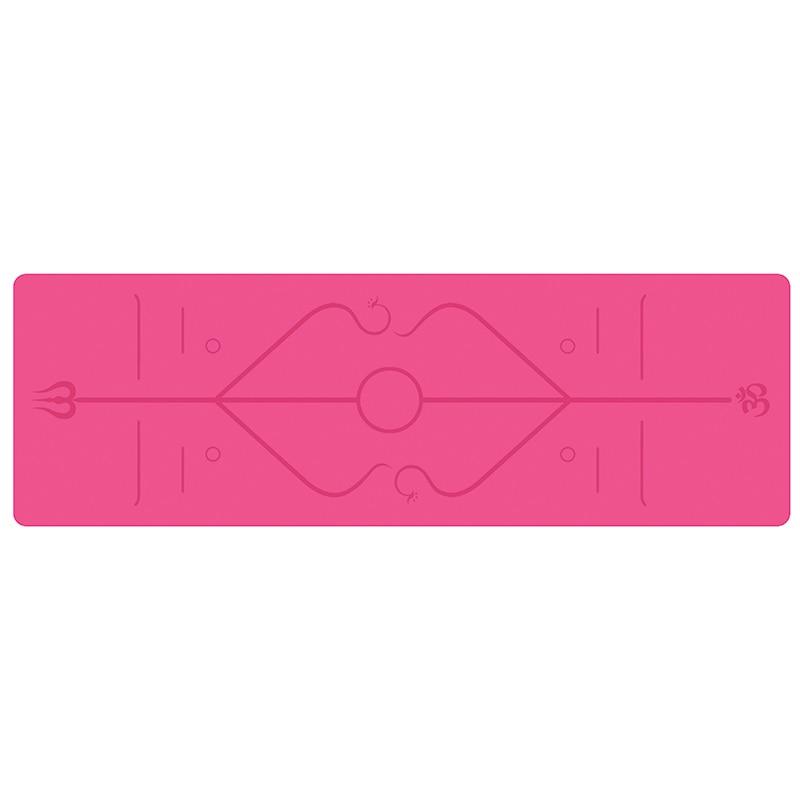 Non-Slip Yoga Mat With Position Line - Mysummerbasics
