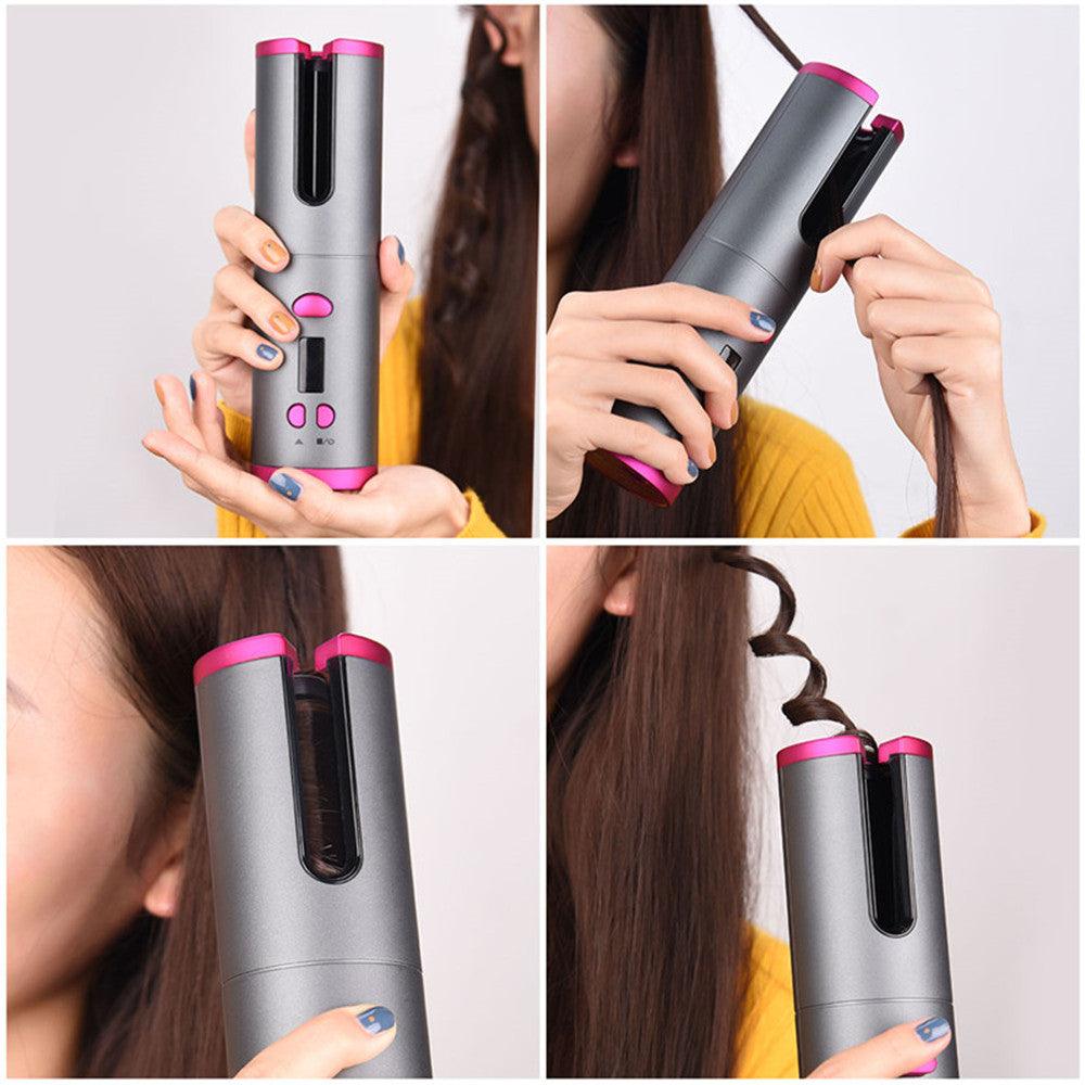 Automatic Hair Curler Curling Iron Wireless - Mysummerbasics
