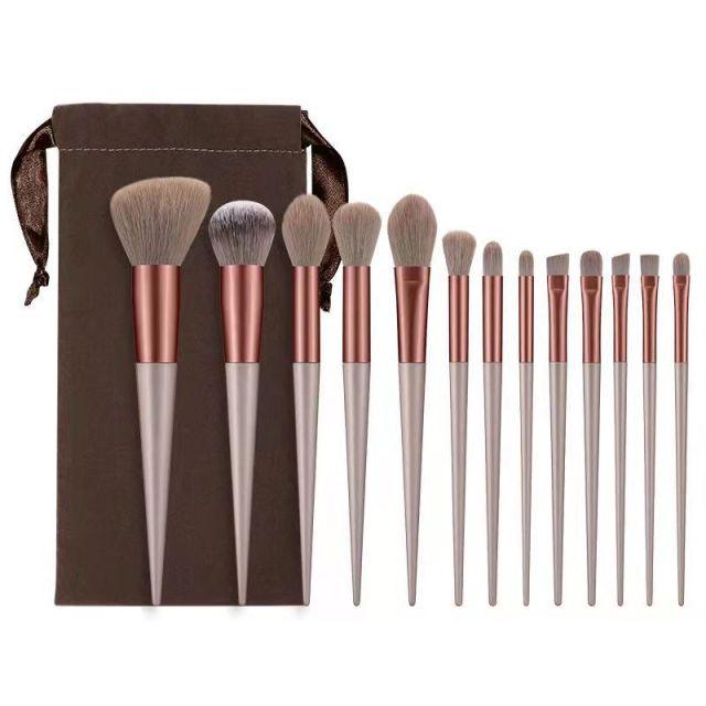 13Pcs Makeup Brushes Set Foundation Blush Powder Eyeshadow Beauty Tool - Mysummerbasics