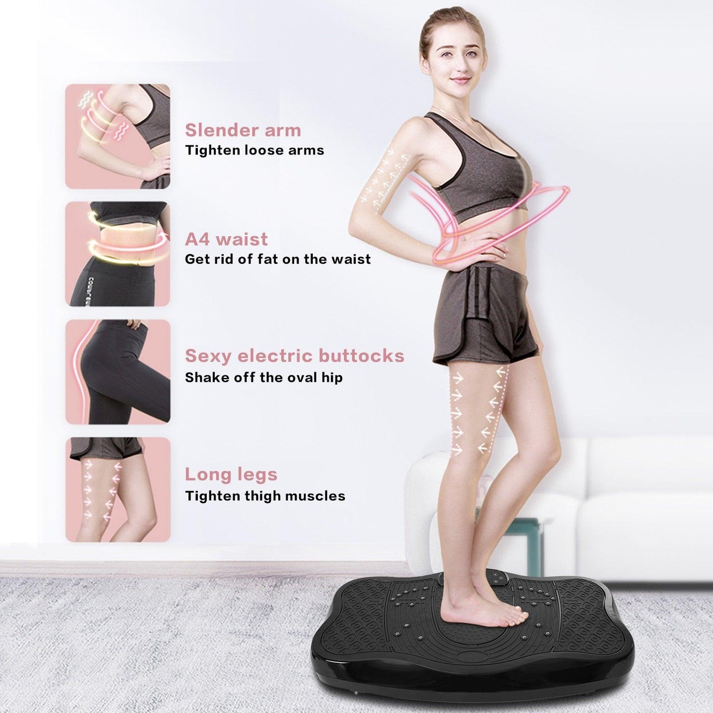 4D Full Body Vibration Platform Body Shaker - Mysummerbasics