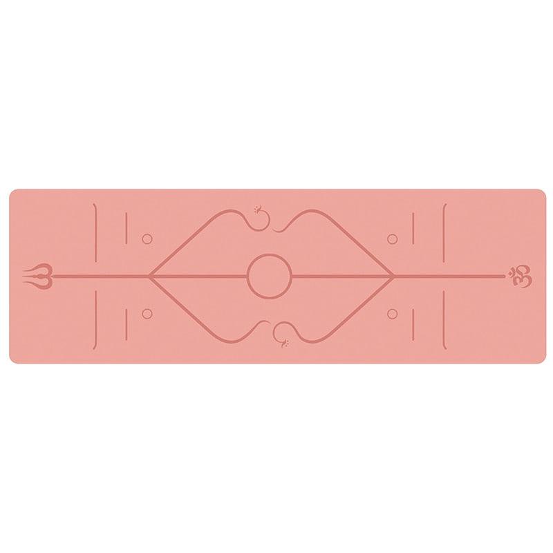 Non-Slip Yoga Mat With Position Line - Mysummerbasics