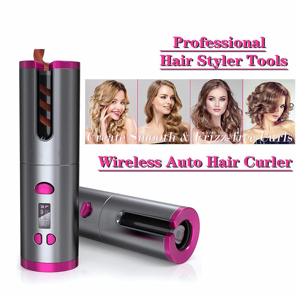Automatic Hair Curler Curling Iron Wireless - Mysummerbasics