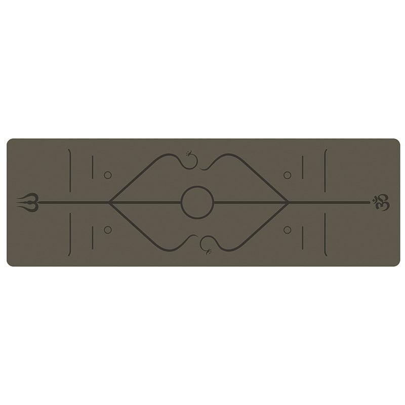 Non-Slip Yoga Mat With Position Line - Mysummerbasics