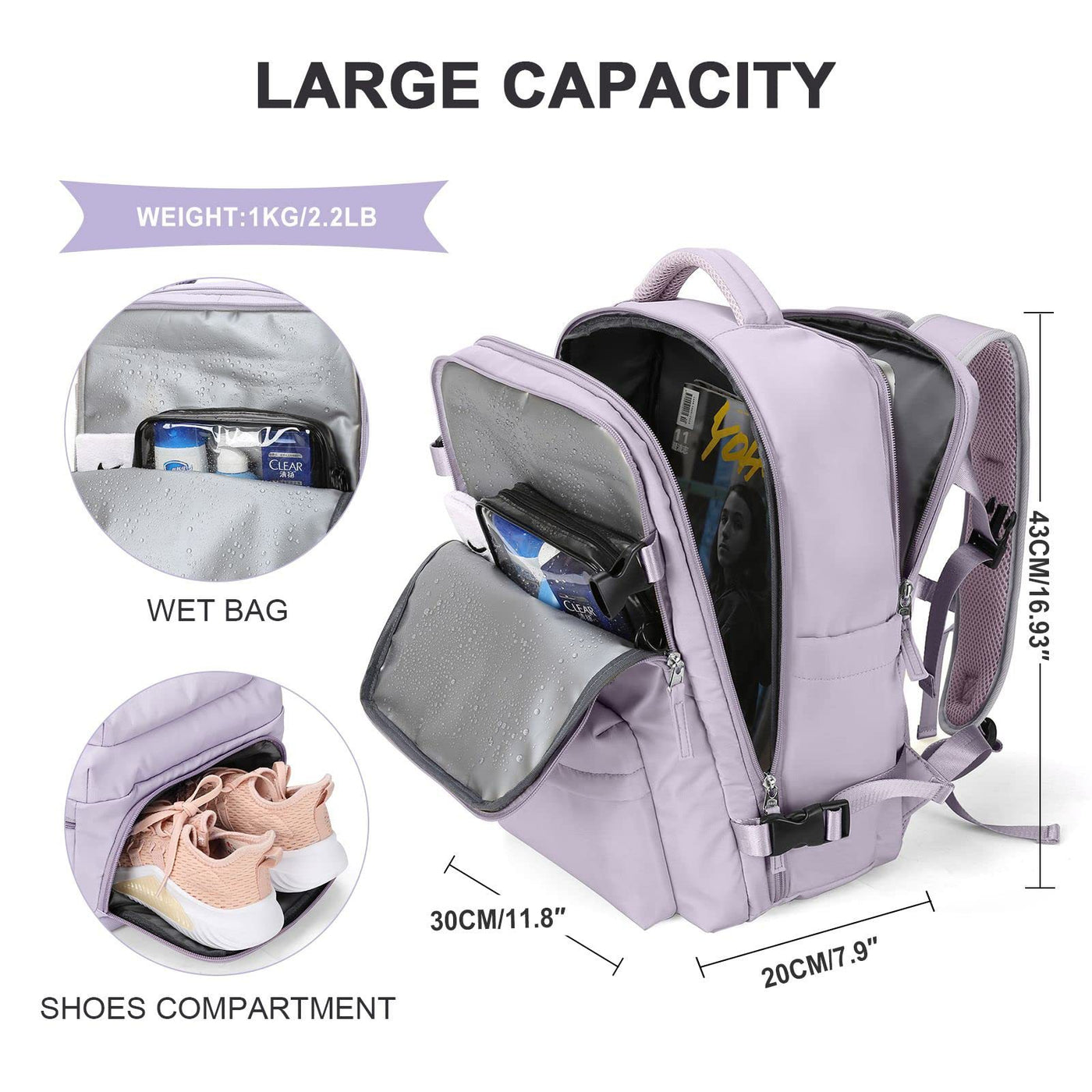 Trend™ Carry On Backpack with usb