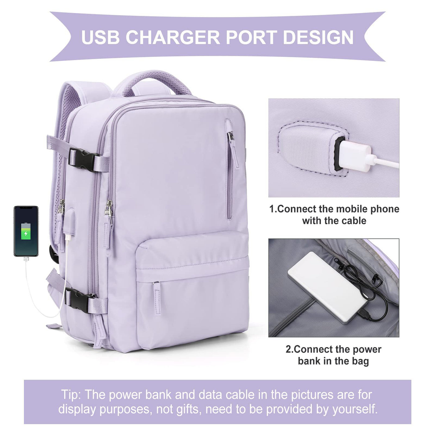 Trend™ Carry On Backpack with usb