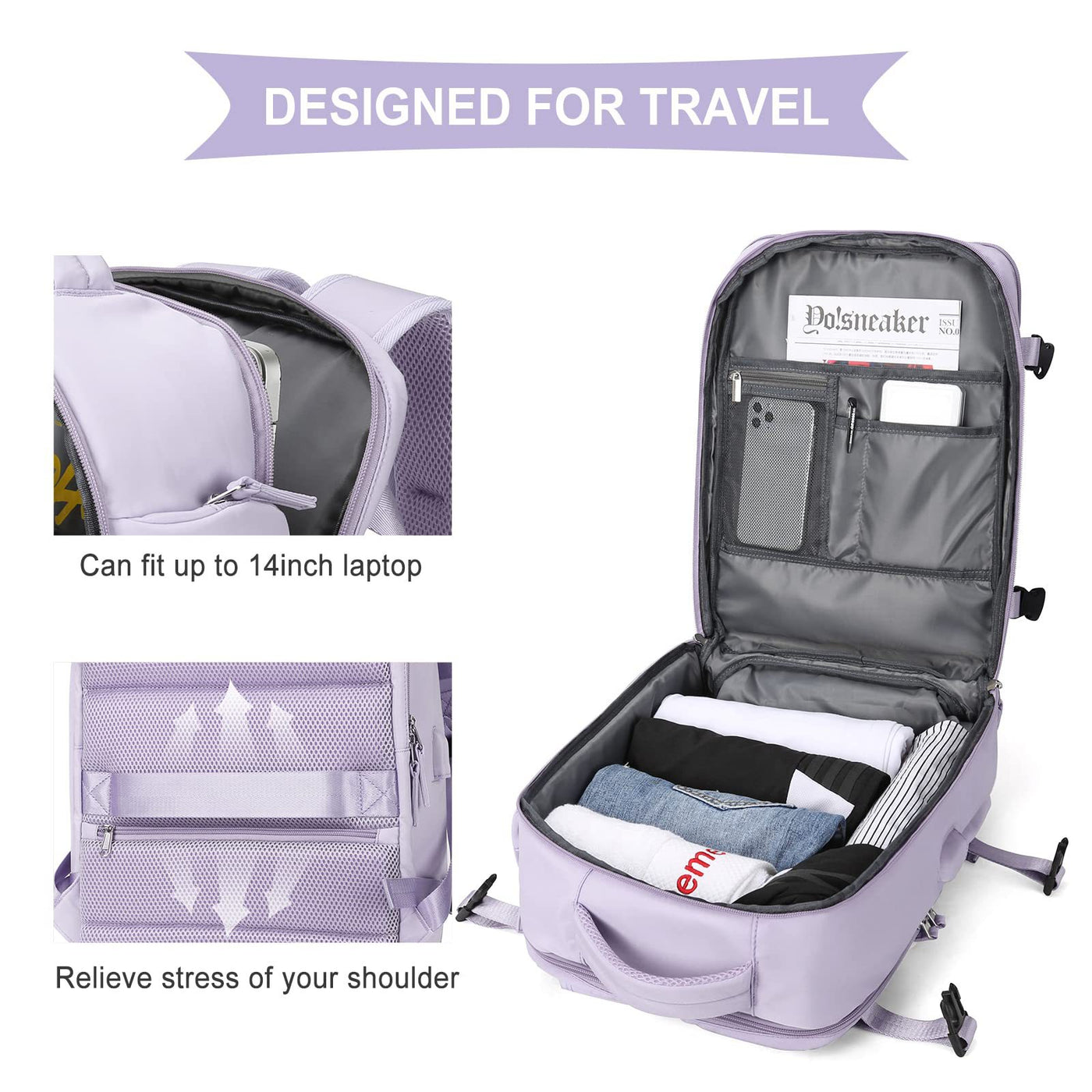 Trend™ Carry On Backpack with usb