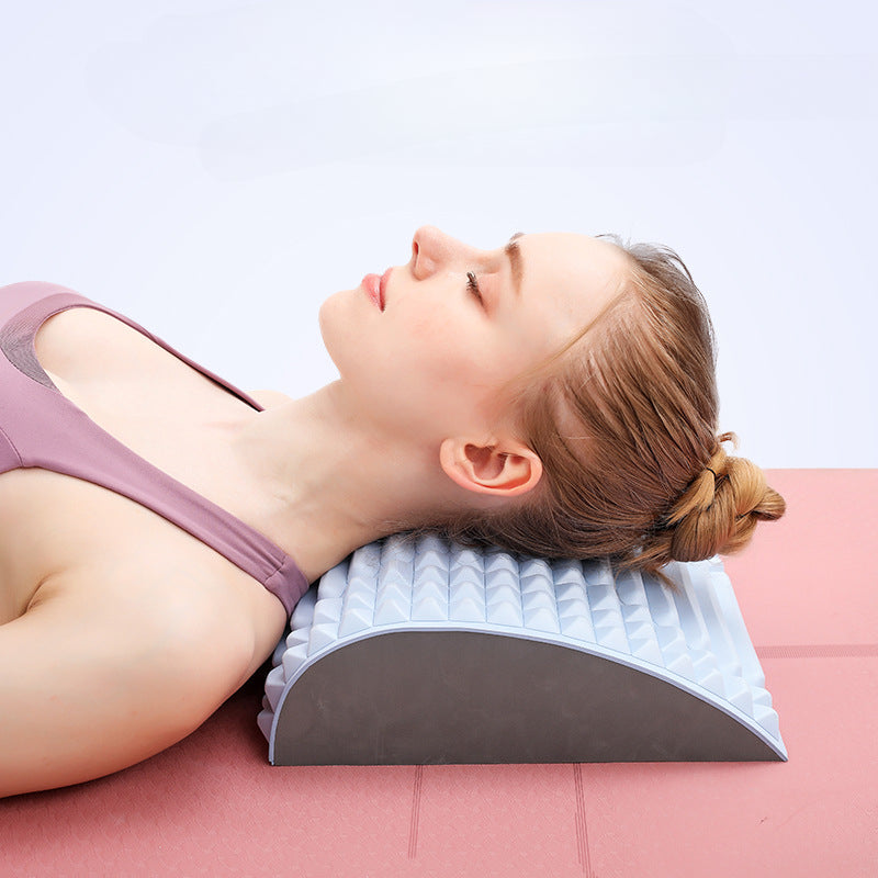 Back Stretcher Pillow Neck Lumbar Support Massager For Neck Waist Back Sciatica Herniated Disc Pain Relief Massage Relaxation