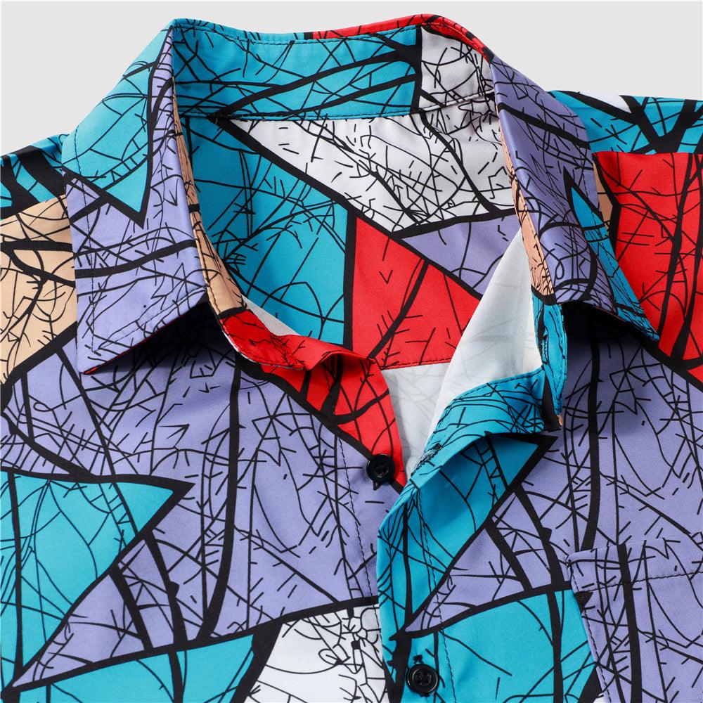 Men's T-shirt Geometric - Mysummerbasics
