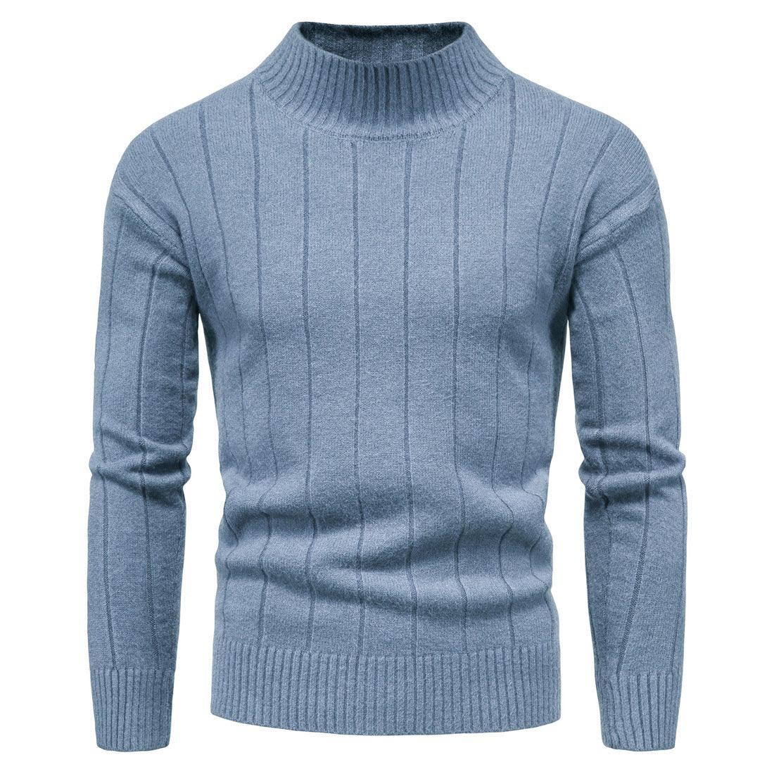 Solid Striped Men's Sweater Base - Mysummerbasics