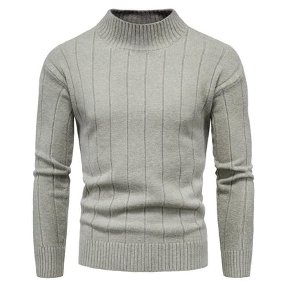 Solid Striped Men's Sweater Base - Mysummerbasics