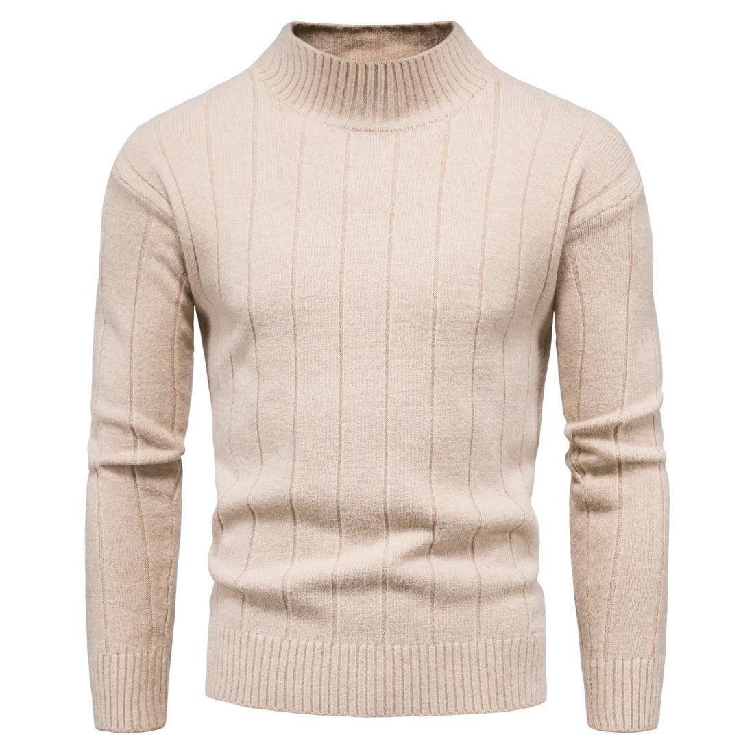 Solid Striped Men's Sweater Base - Mysummerbasics