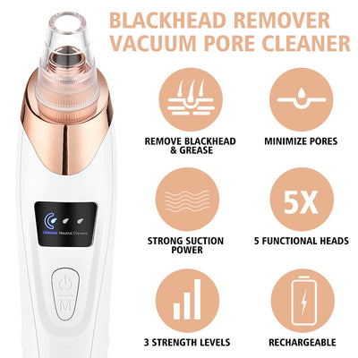 Vacuum Electric Blackhead Remover Cleaner