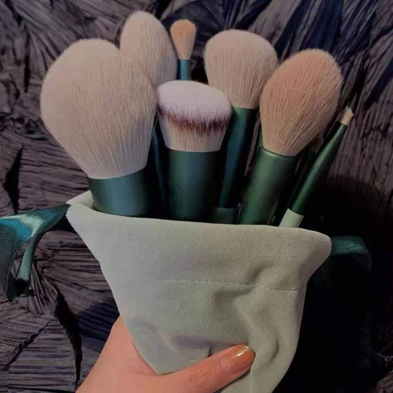 13Pcs Makeup Brushes Set Foundation Blush Powder Eyeshadow Beauty Tool - Mysummerbasics