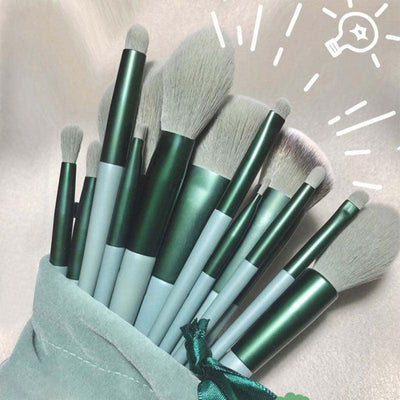 13Pcs Makeup Brushes Set Foundation Blush Powder Eyeshadow Beauty Tool - Mysummerbasics