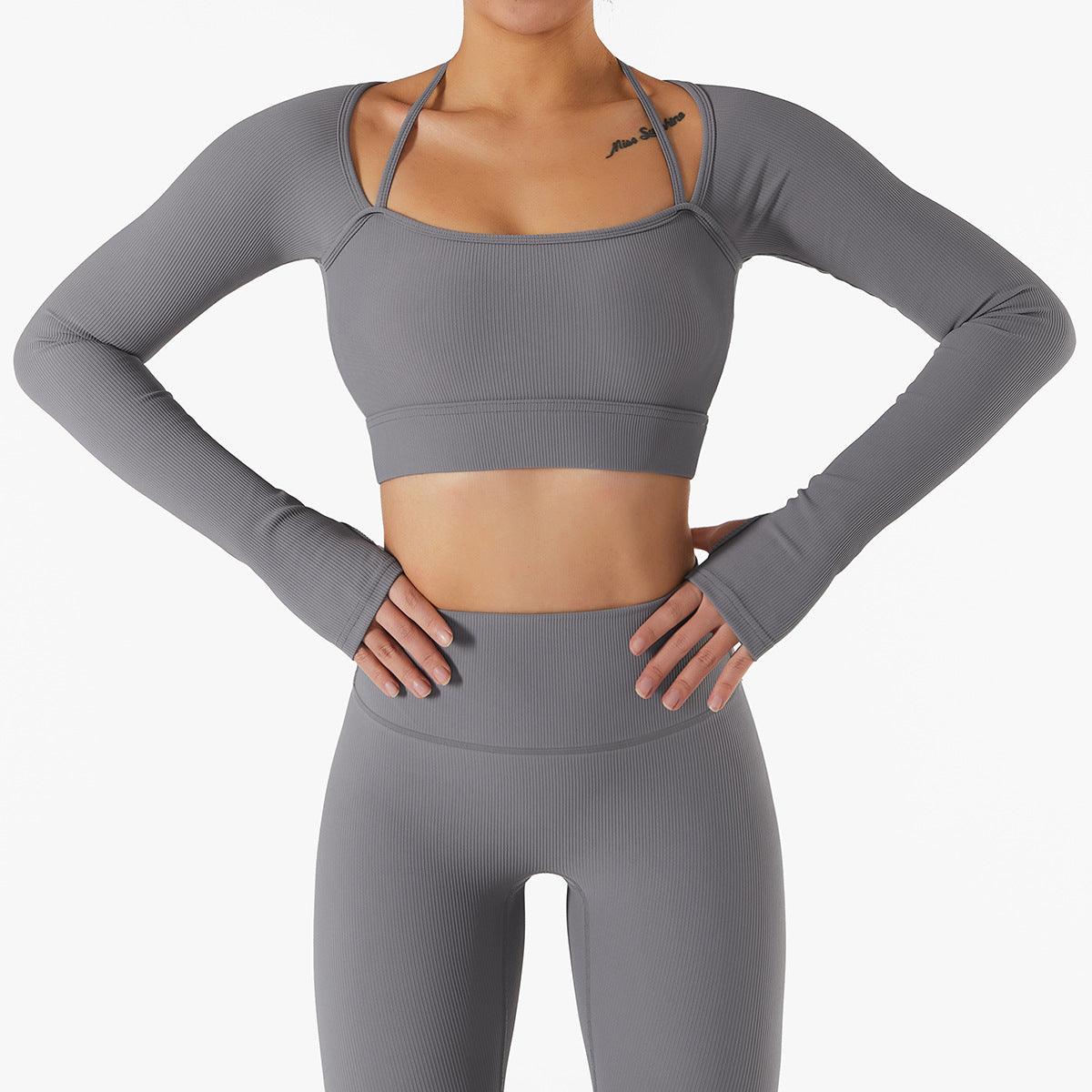 Long Sleeve Yoga Wear - Mysummerbasics