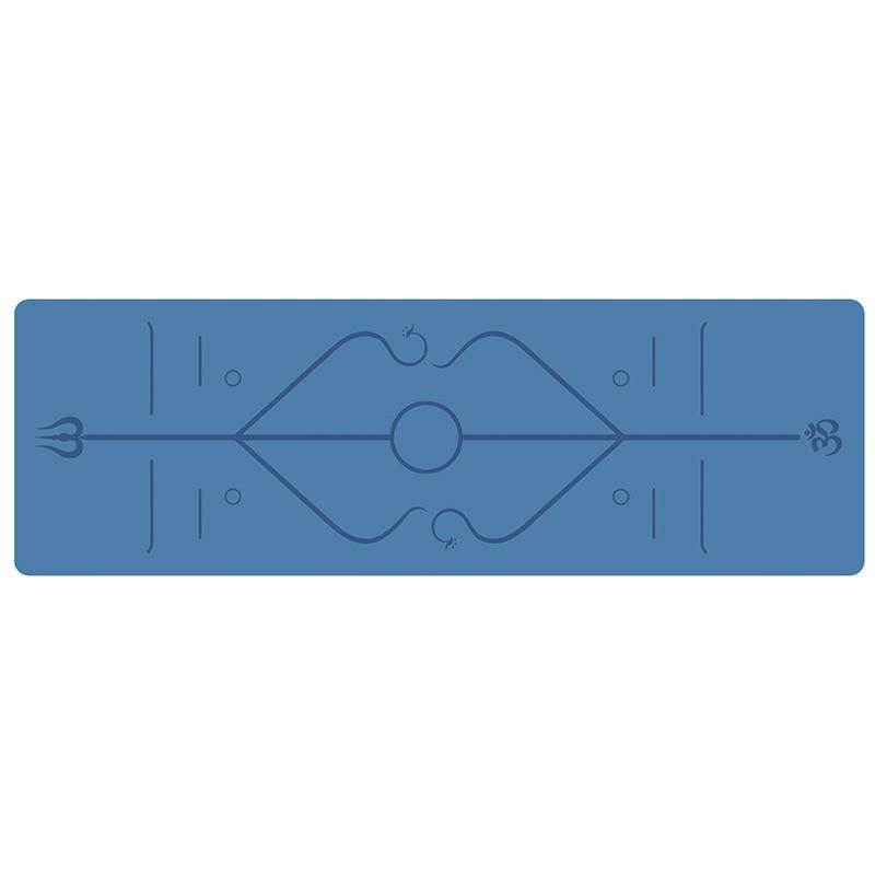 Non-Slip Yoga Mat With Position Line - Mysummerbasics
