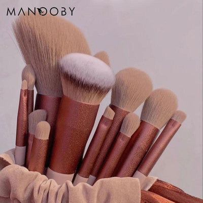 13Pcs Makeup Brushes Set Foundation Blush Powder Eyeshadow Beauty Tool - Mysummerbasics