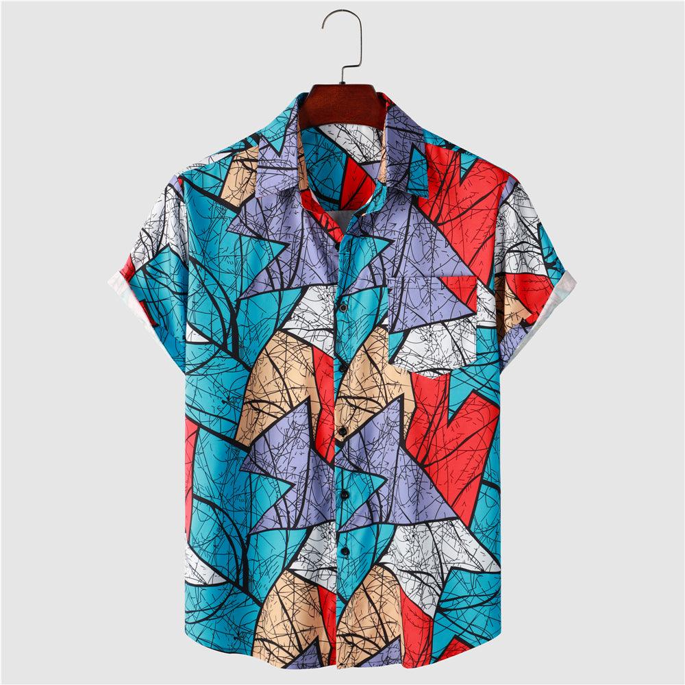 Men's T-shirt Geometric - Mysummerbasics