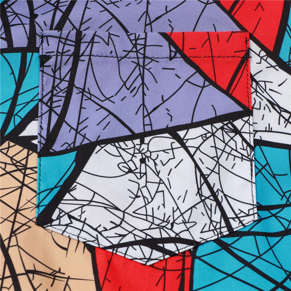 Men's T-shirt Geometric - Mysummerbasics