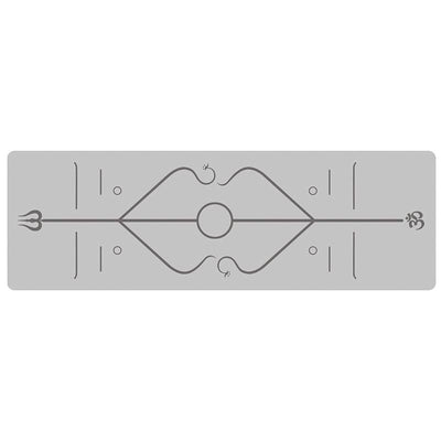 Non-Slip Yoga Mat With Position Line - Mysummerbasics
